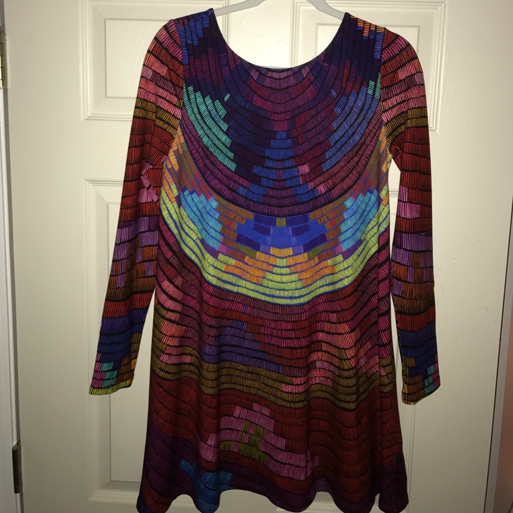 Mara Hoffman Radial Swing Mini Dress in Raspberry